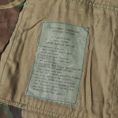 90s ウッドランドカモ BDU シャツ ジャケット / 90年代 米軍実物 迷彩 ミリタリー ヴィンテージ